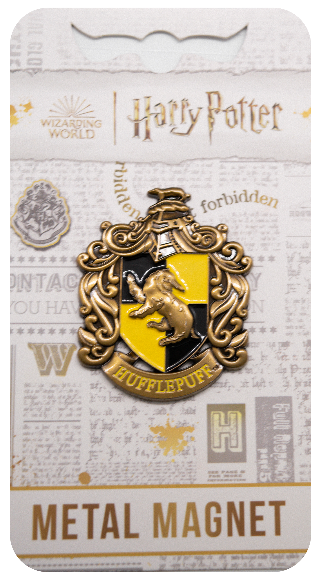 HPHFL2105MAG Licensed Harry Potter Hufflepuff metal Fridge Magnet