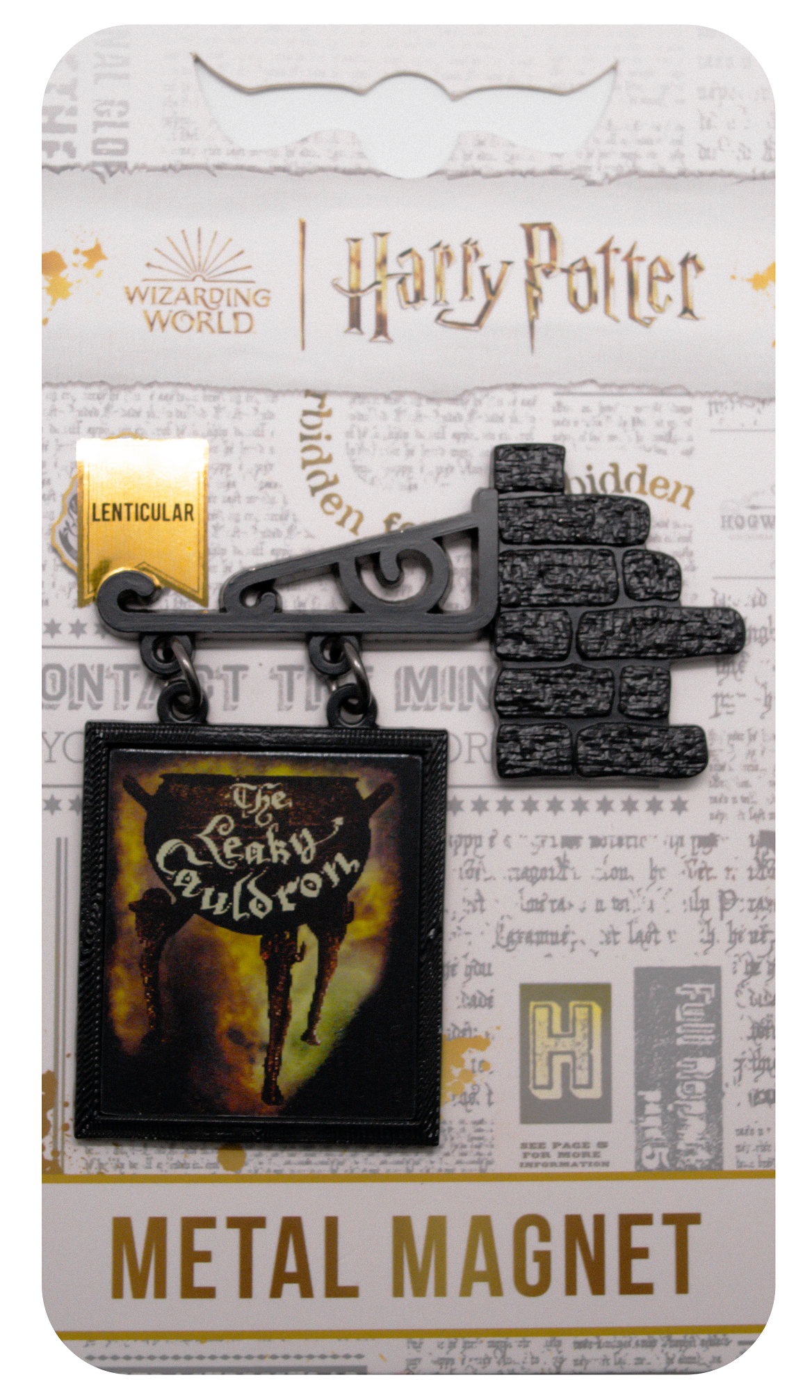 HPLC2110MAG Licensed Harry Potter Leaky Cauldron Sign Fridge Magnet