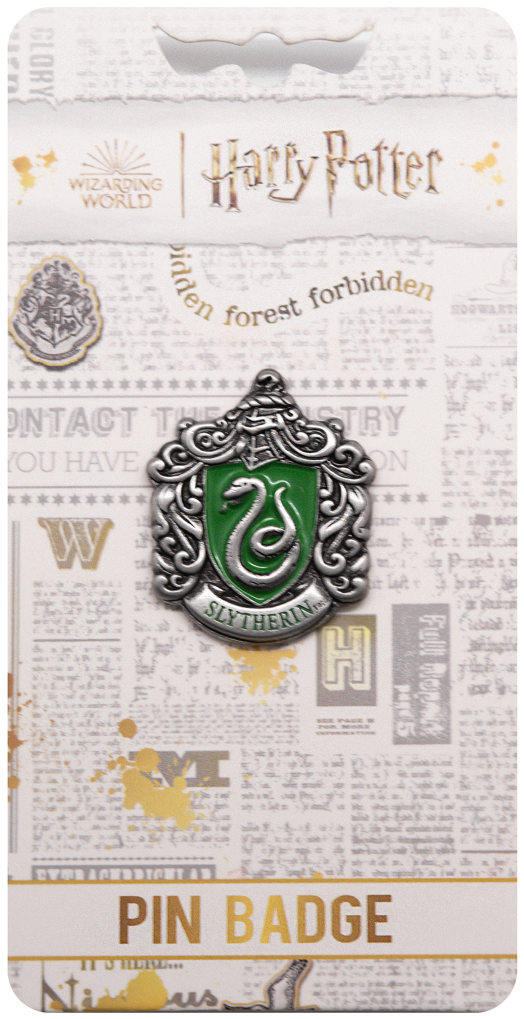 HPSLY2203PB Licensed Harry Potter Enamel metal Slytherin pin badge