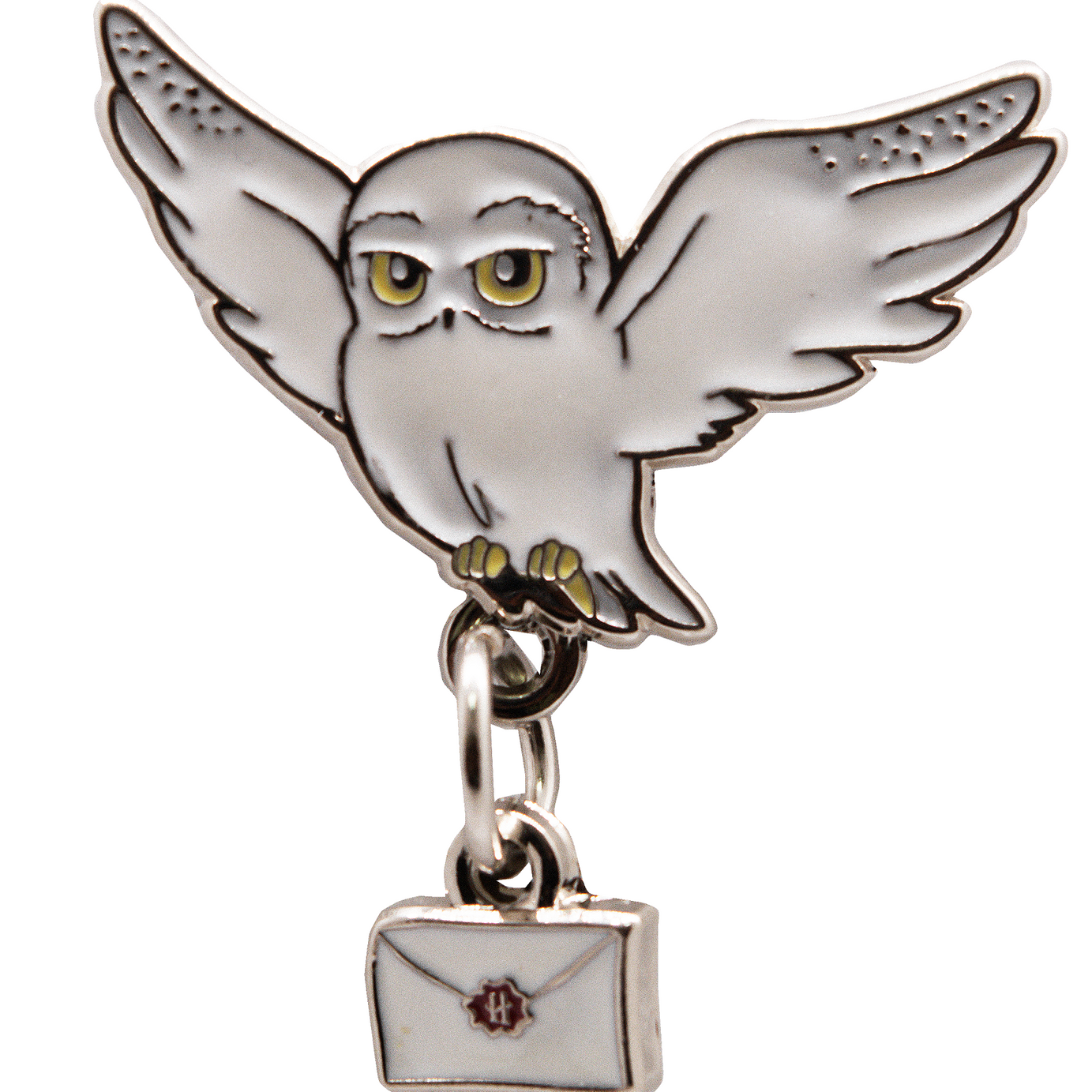 HPHL2208PB Licensed Harry Potter Hedwig and letter Pin Badge