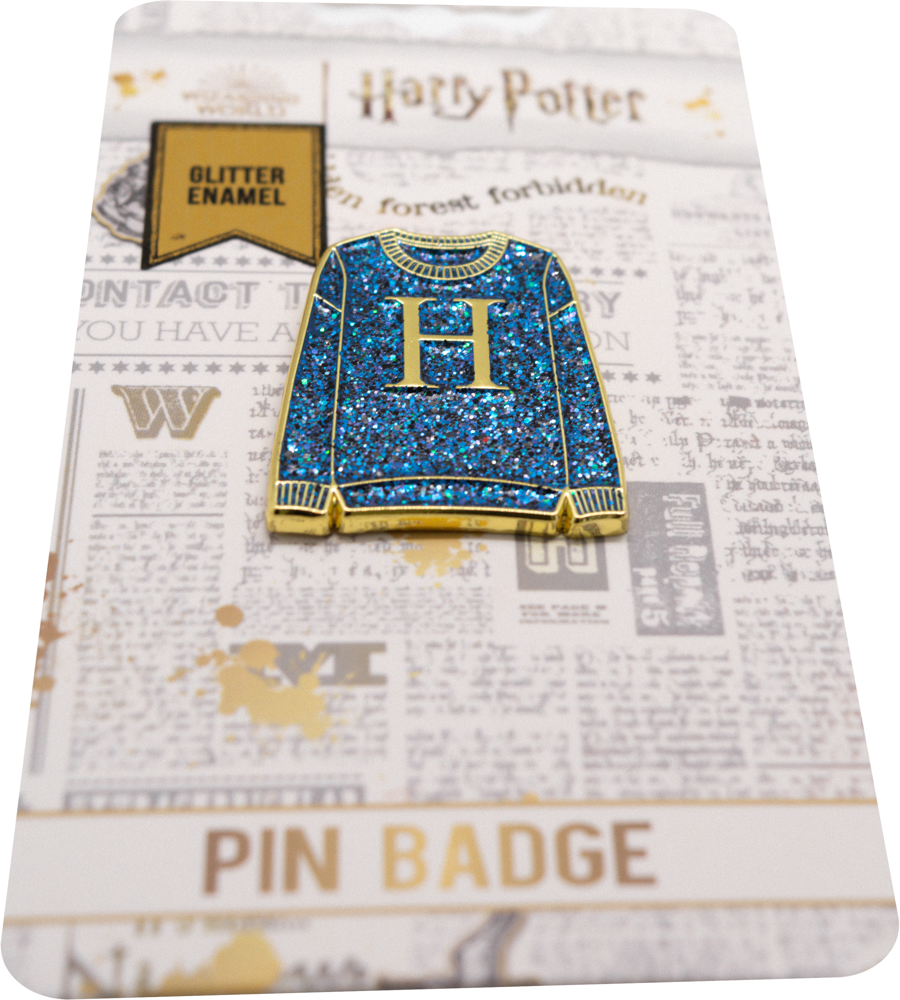 HP2211PB Licensed Harry Potter Harry’s Christmas Jumper Pin Badge