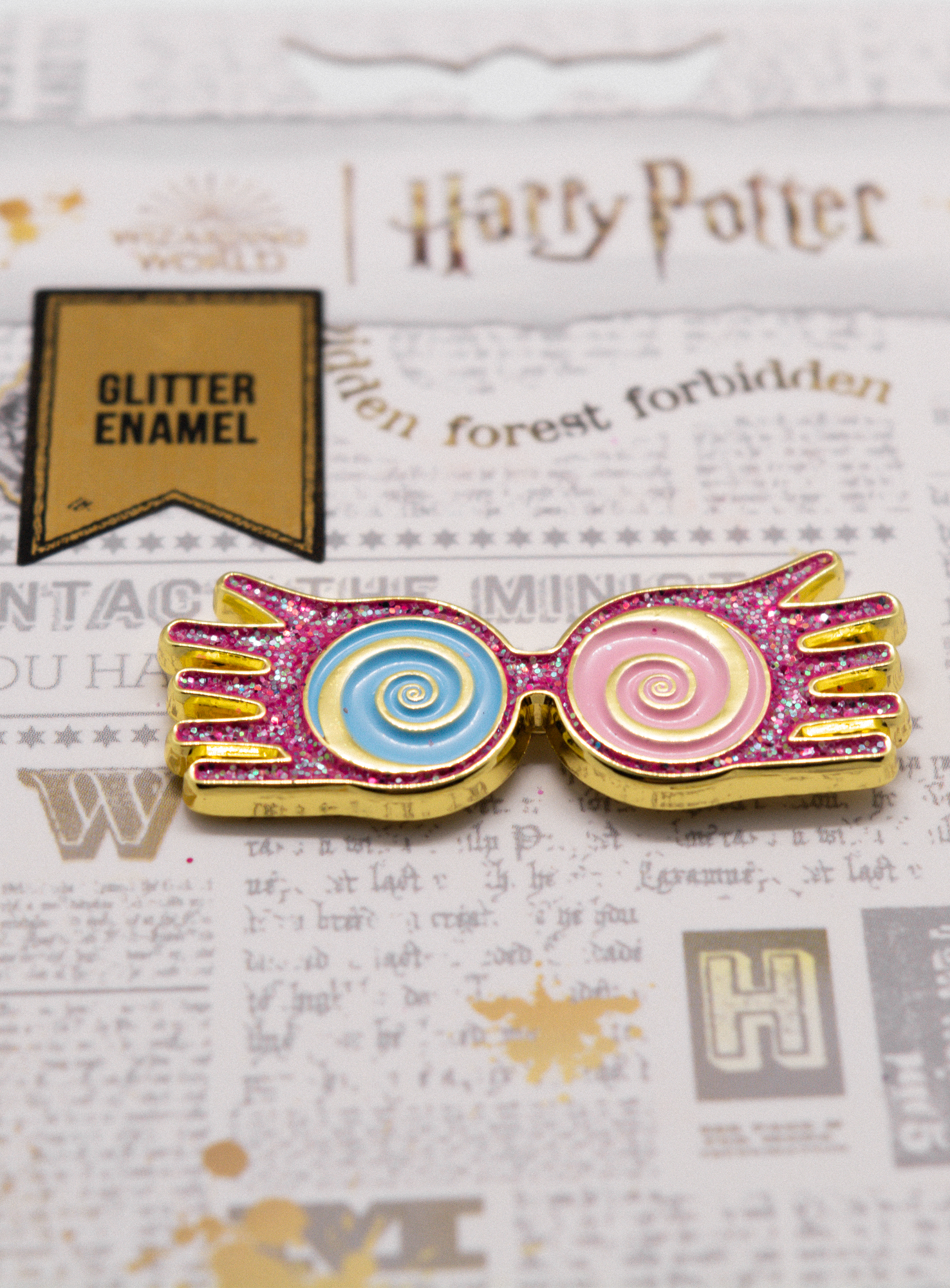HPLG2212PB Licensed Harry Potter Luna’s Glasses Pin Badge