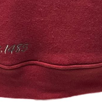 LE129RR Unisex London England Applique Embroidery Hoodie Ruby Red XS TO 4XL