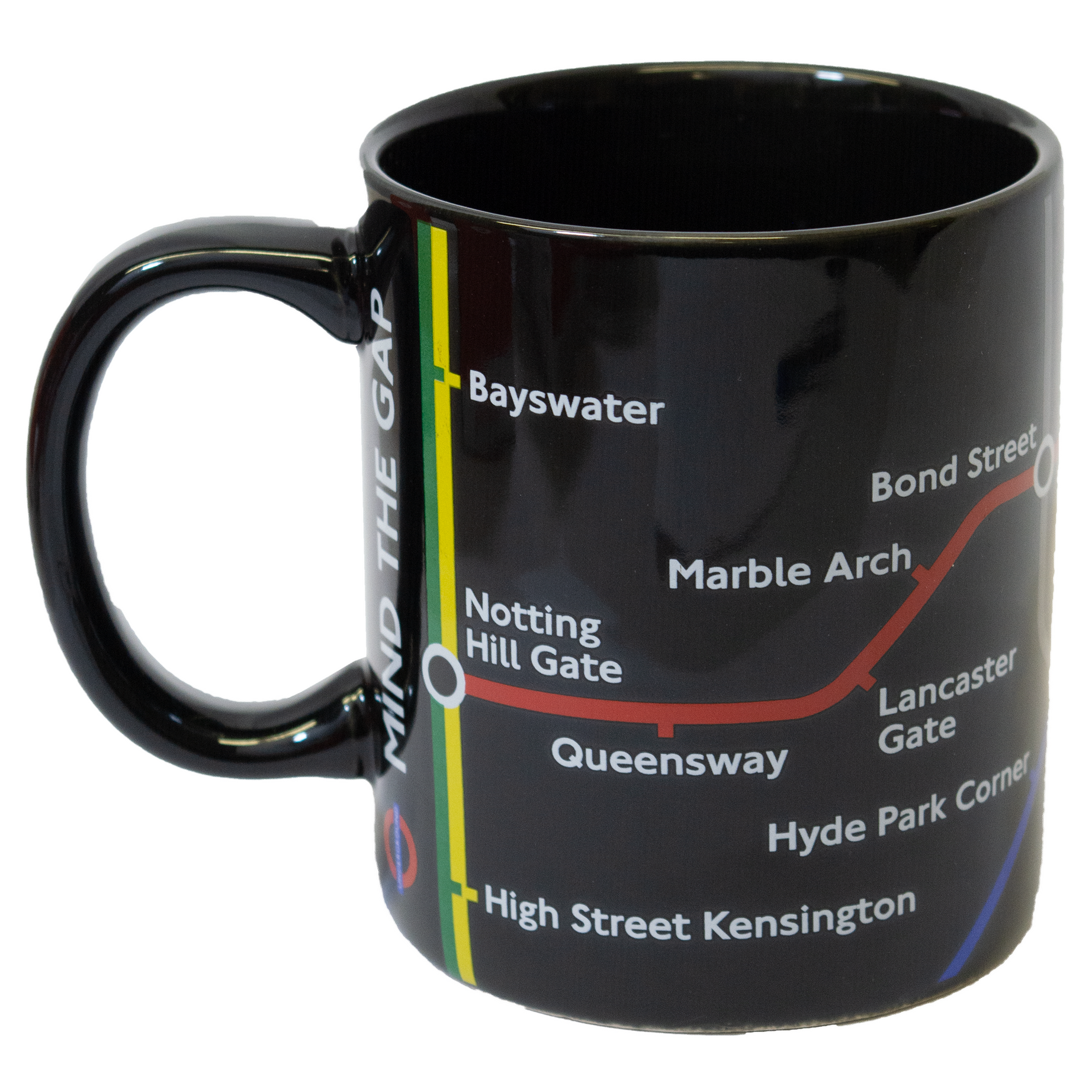 TFL4002M Licensed Official  London Underground Tube Map Mug-Black