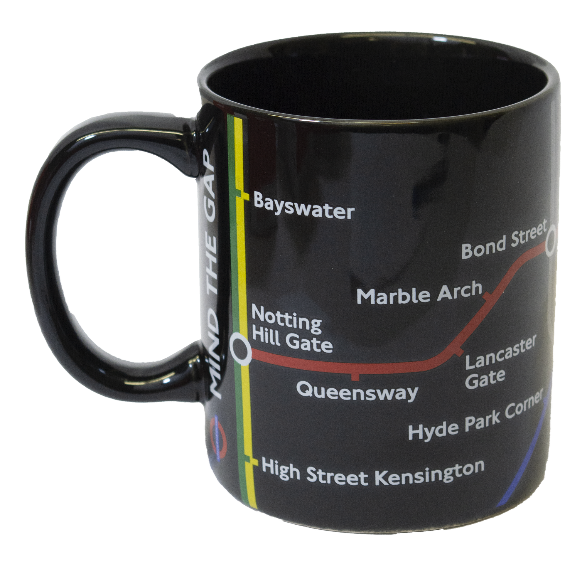 TFL4002M Licensed Official  London Underground Tube Map Mug-Black