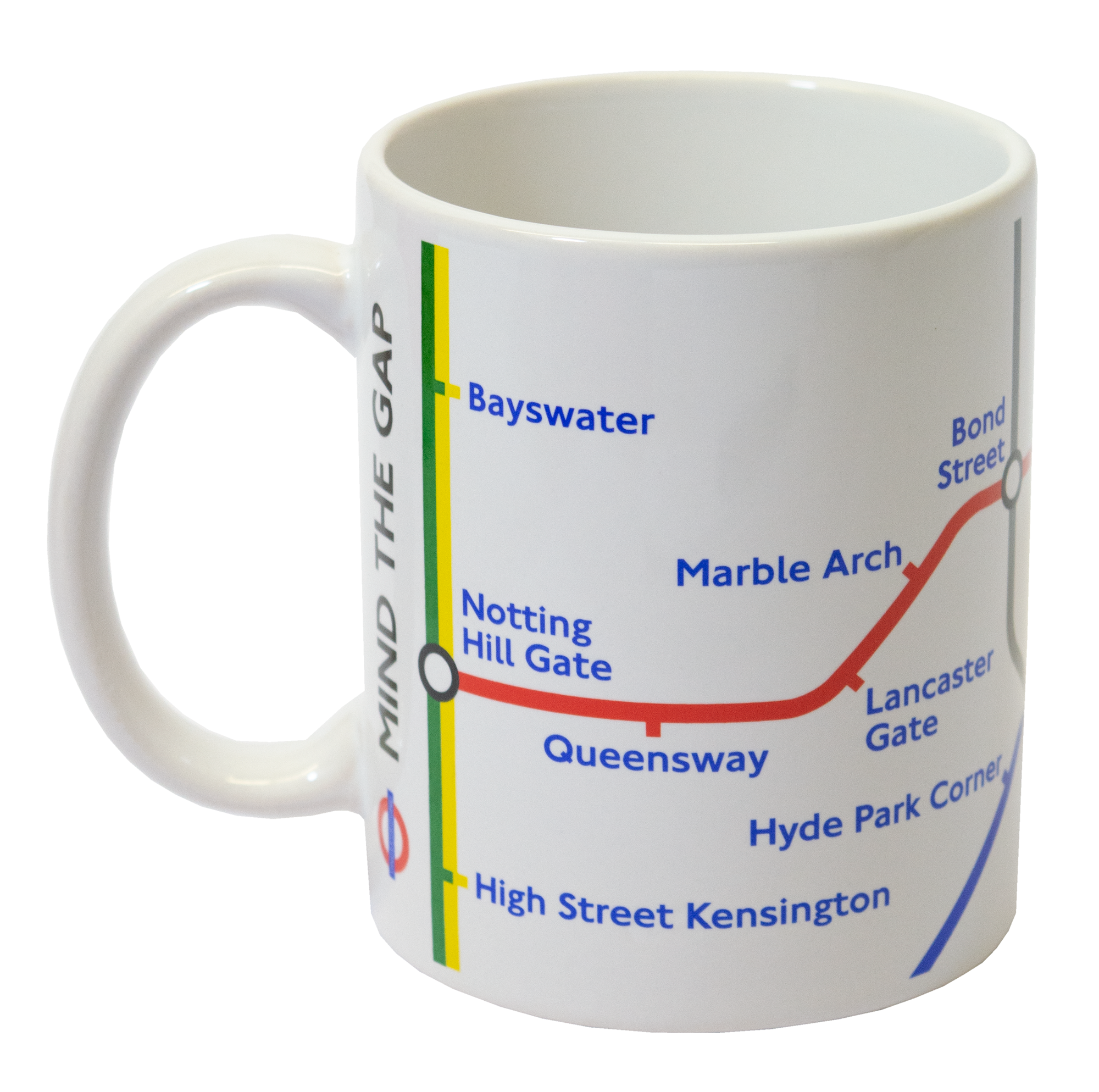 TFL4003M Licensed Official London Underground Tube Map Mug White