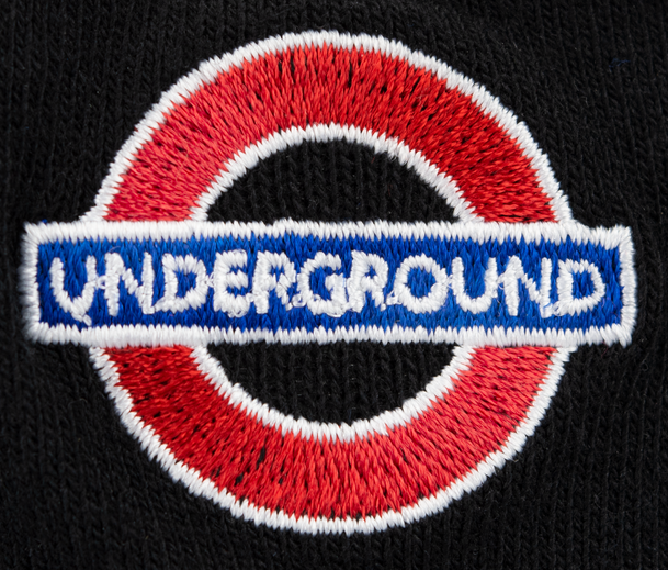TFL6302 Licensed Unisex Underground Roundel Embroidery Sock
