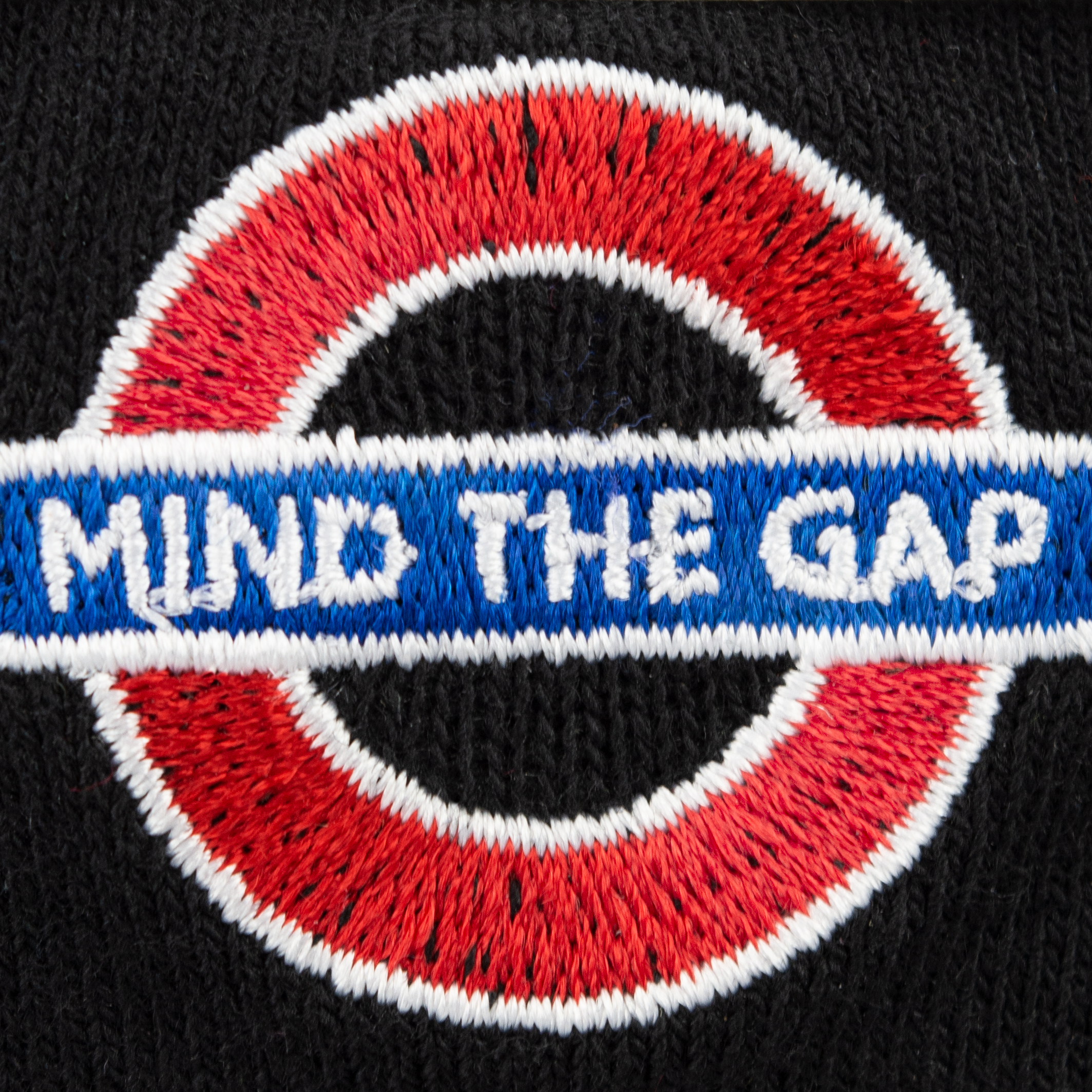 TFL6303 Licensed Unisex Mind the Gap Roundel Embroidery Sock